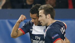 Marquinhos ir Yohanas Cabaye