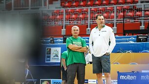 Jonas Kazlauskas ir Arvydas Sabonis