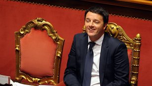 Italijos premjeras Matteo Renzi