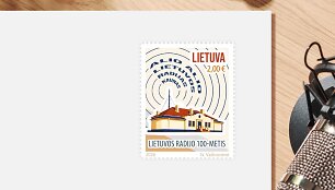 Pa&scaron;to ženklas Lietuvos radijo &scaron;imtmečiui