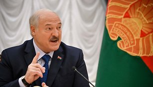 Autoritarinis Baltarusijos prezidentas Aliaksandras Lukašenka