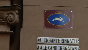 Namų blokų adreso lentelės Helsinkyje