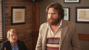 Owenas Wilsonas ir Zachas Galifianakis filme „Tu esi čia“