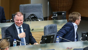 Saulius Skvernelis ir Ramūnas Karbauskis