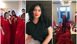 Kylie Jenner teminis &bdquo;Tarnaitės pasakojimo&ldquo; vakarėlis