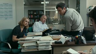 Kadras i&scaron; oskarui nominuoto filmo &bdquo;Spotlight&ldquo;