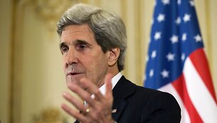 JAV sekretorius Johnas Kerry