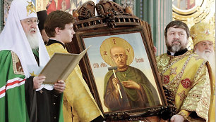 Socialiniuose tinkluose ėmė plisti nuotrauka, kurioje pavaizduota šventojo, turinčio J.Prigožino veidą, ikona