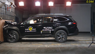 Naujasis „Subaru Outback“ gavo „EuroNCAP“ saugumo įvertinimą