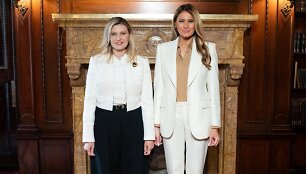 Olena Zelenska ir Melania Trump