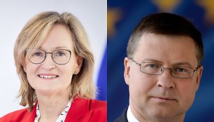 Mairead McGuinness ir Valdis Dombrovskis