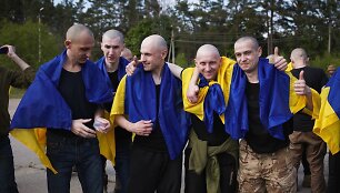 I&scaron; nelaisvės Rusijoje paleisti ukrainiečiai karo belaisviai