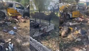 Rusija numetė aviacinę bombą Jarovoje Donecko srityje