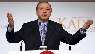 Turkijos prezidentas Recepas Tayyipas Erdoganas 