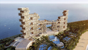 Dubajuje ant dirbtinės salos projektuojami prabangūs &bdquo;Atlantis&ldquo; apartamentai