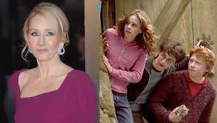 J.K. Rowling ir filmų apie Harį Poterį aktoriai