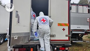 Rusija perdavė Ukrainai 1 tūkst. žmonių palaikus