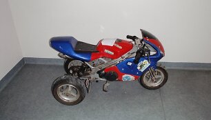 Vilniaus policijos rastas vaiki&scaron;kas motociklas &bdquo;Motocross&ldquo;