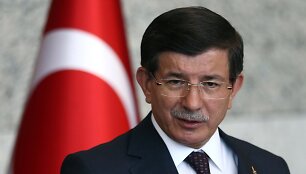Turkijos premjeras Ahmetas Davutoglu