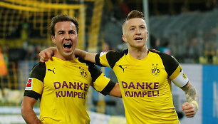 Mario Goetze ir Marco Reusas