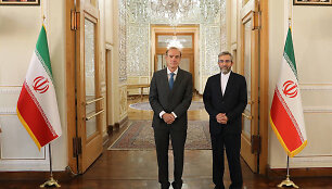 Enrique Mora ir Ali Bagheri