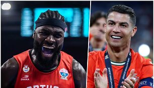 Neemias Queta ir Cristiano Ronaldo