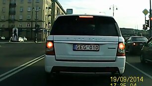Range Rover labai skuba.