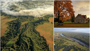 Skrydis virš Nemuno kilpų regioninio parko