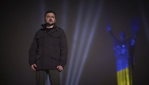 Ukrainos prezidentas Volodymyras Zelenskis / Ukraine Presidency/Ukrainian Pre / ZUMAPRESS.com