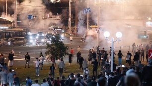 Baltarusijos fotografai dalinasi vaizdais i&scaron; protestų jų &scaron;alyje
