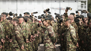 Rukloje vyko NATO prie&scaron;akinių pajėgų bataliono kovinės grupės rotacijų ir vadovybės pasikeitimo ceremonija
