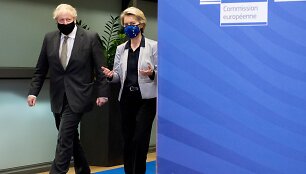 Borisas Johnsonas ir Ursula von der Leyen