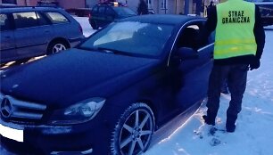 Lietuvis su Belgijoje vogtu &bdquo;Mercedes&ldquo; įkliuvo Lenkijoje.