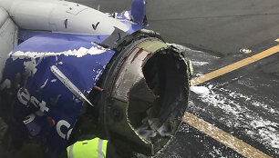 Avariniu būdu nusileidęs bendrovės &bdquo;Southwest Airlines&ldquo; lėktuvas