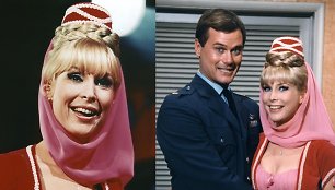 Barbara Eden ir Larry Hagmanas seriale „Mano svajonių Džinė“