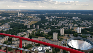 Vilniaus televizijos bokštas naujos ekskursijos metu