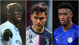 Eliaquimas Mangala, Paulo Dybala ir Callumas Hudsonas-Odoi'us