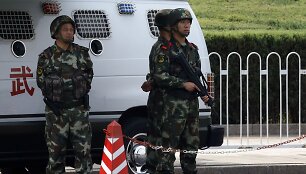 Sukarinta Kinijos policija Tiananmeno aik&scaron;tėje