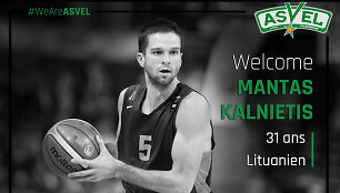 ASVEL klubas pristato Mantą Kalnietį.