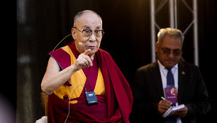 Dalai Lamos paskaita Vilniaus universitete