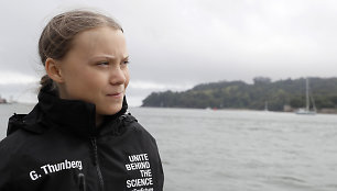 Greta Thunberg jachtoje