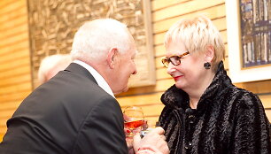 Gediminas Girdvainis su žmona, aktore Kristina Andrejauskaite