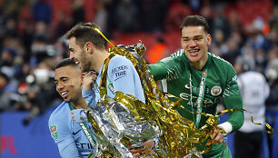 &bdquo;Manchester City&ldquo; triumfas Anglijos lygos taurės turnyre