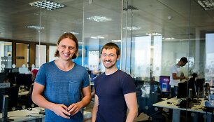 &bdquo;Revolut&ldquo; įkūrėjai ir vadovai: Nikolajus Storonskis bei  Vladas Yetsenko