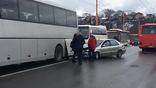Avarija kaune sutrikdė eismą