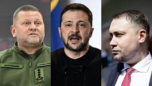Valerijus Zalužnas, Volodymyras Zelenskis, Kyryla Budanovas