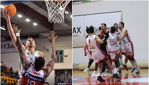P.Sorokas neįtikėtinu metimu i&scaron;plė&scaron;ė pratęsimą Kječio &bdquo;Basket 1974&ldquo; komandai.