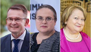 Arūnas Dulkys, Agnė &Scaron;irinskienė ir Liudvika Me&scaron;kauskaitė