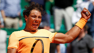 Monte Karlo &bdquo;Masters&ldquo;: Rafaelis Nadalis &ndash; Stanas Wawrinka