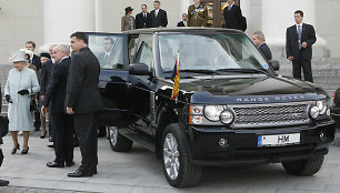 Karalienę Elžbietą II Lietuvoje vežiojęs „Range Rover“